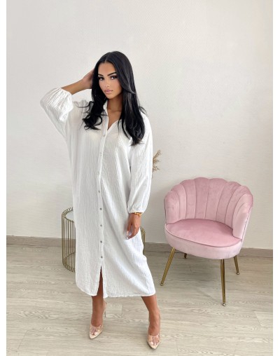 ROBE VIANA - BLANC