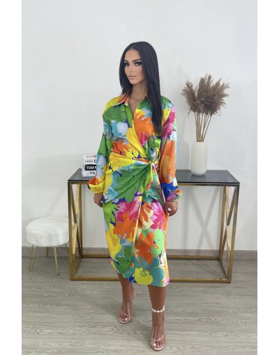 ROBE PILANA - VERT