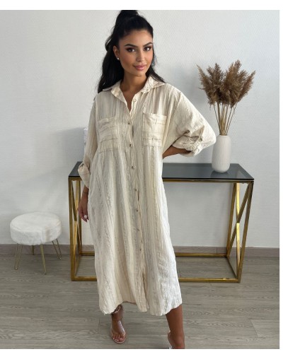 ROBE ADLIE - BEIGE