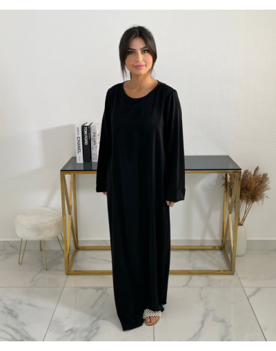 ABAYA AICHA - NOIR