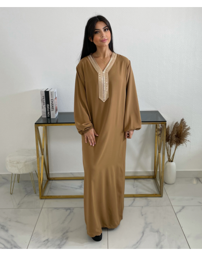 ABAYA SAMIRA - CAMEL