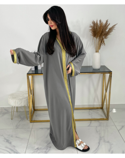 ROBE ZAHIYA - GRIS