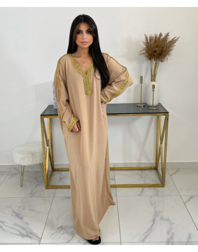 ROBE ZINOUBA - BEIGE
