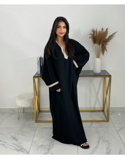ABAYA ZORA - NOIR