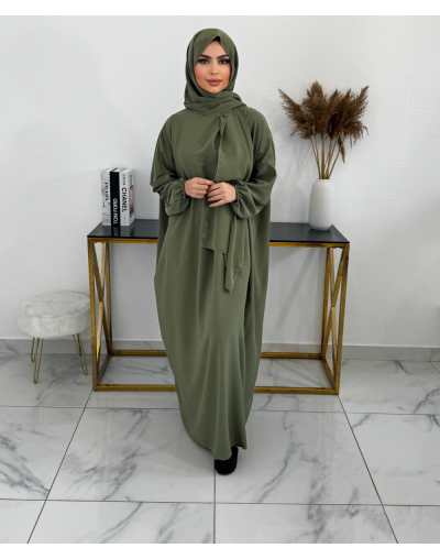ABAYA ZINEB - KAKI