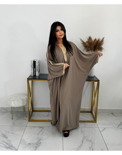 ABAYA MAYAA  - TAUPE