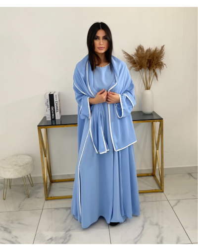 ENSEMBLE 3 PIECES ZOLLA - BLEU CIEL